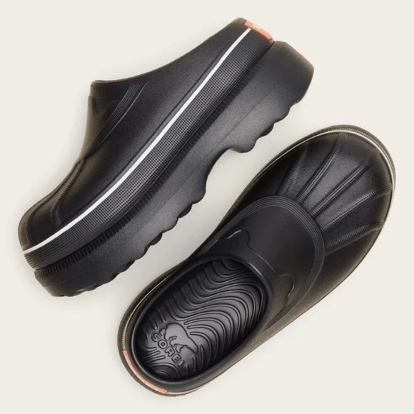 Sorel Women's Caribou Clog - Black, Optimized Orange NWB - Picture 4 of 10